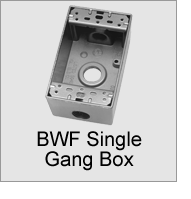ELE-500 BWF Single Gang Box