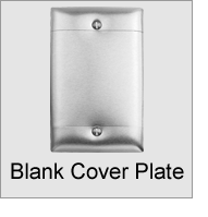 ELE-100 Blank Cover Plate