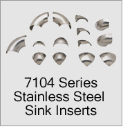 7104 Series Stainless Steel Sink Inserts
